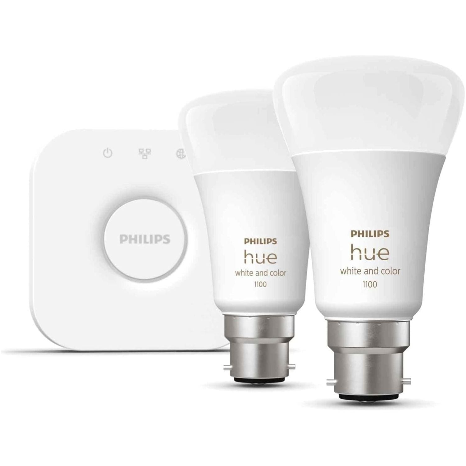 Buy Philips,Philips Hue Smart LED Colour B22 Bulbs & Bridge Starter Kit - Gadcet UK | UK | London | Scotland | Wales| Ireland | Near Me | Cheap | Pay In 3 | Home & Garden