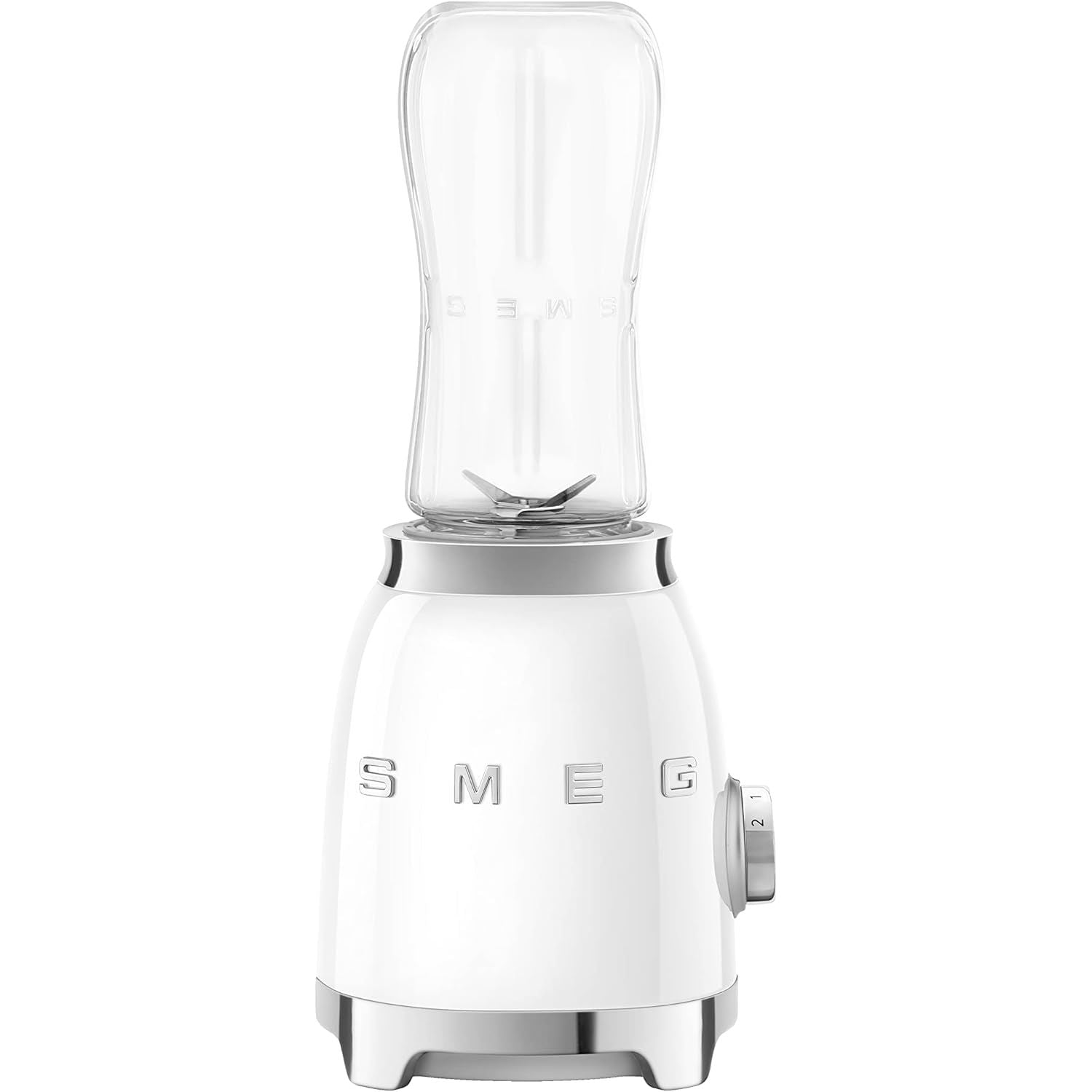 Buy Smeg,Smeg PBF01WHUK Retro 50s Personal Blender - 300W, 600ml, 2 Bottles-To-Go, White - Gadcet UK | UK | London | Scotland | Wales| Near Me | Cheap | Pay In 3 | Food Mixer & Blender Accessories