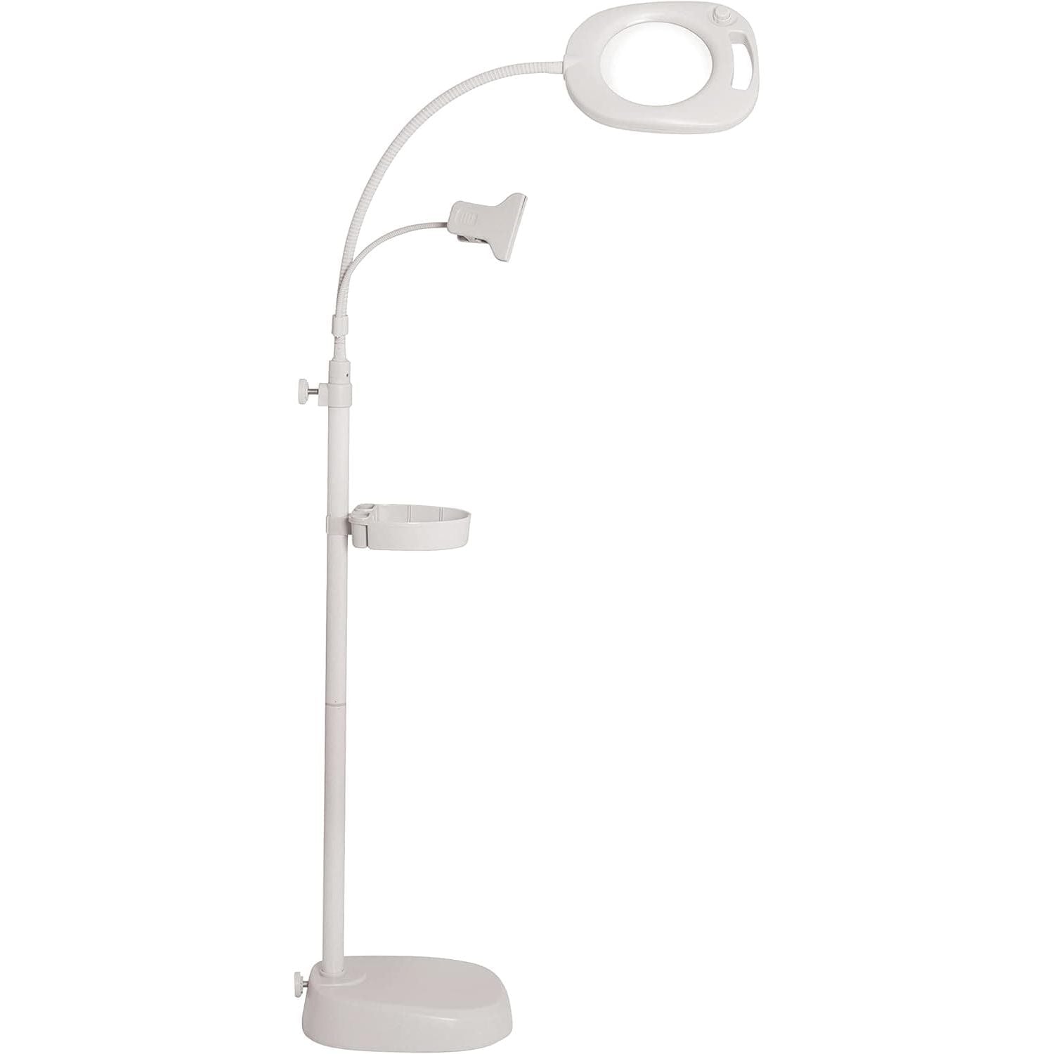 Buy Purelite,Purelite 4-in-1 Crafters Magnifying Lamp, White, 26x26x150 cm - Gadcet UK | UK | London | Scotland | Wales| Ireland | Near Me | Cheap | Pay In 3 | Electronics