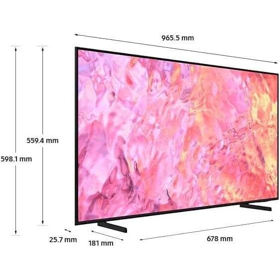 Buy Samsung,Samsung 43 Inch Q60C QLED 4K HDR Smart TV (2023) - Dual LED Television, Alexa Built-In, Super Ultrawide Gaming View Screen, 100% Colour Volume With Quantum Dot, Crystal 4K Processor, Airslim Profile - Gadcet UK | UK | London | Scotland | Wales| Ireland | Near Me | Cheap | Pay In 3 | Televisions