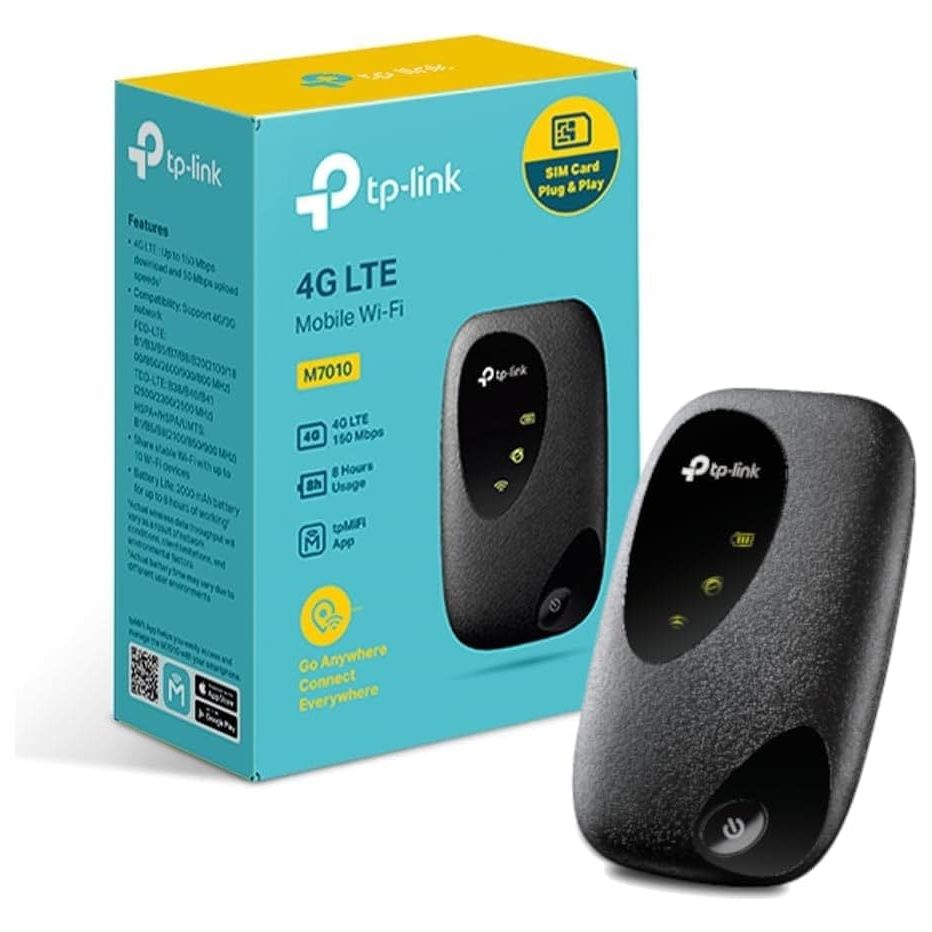 Buy TP-Link,TP-Link M7010 4G+ MiFi, Portable Travel WiFi, Low Cost Unlocked LTE-Advanced Cat4 Mobile WiFi Hotspot Dongle, 2000mAh battery, High Global Compatibility - Gadcet | UK | London | Scotland | Wales| Near Me | Cheap | Pay In 3 | Wireless Routers