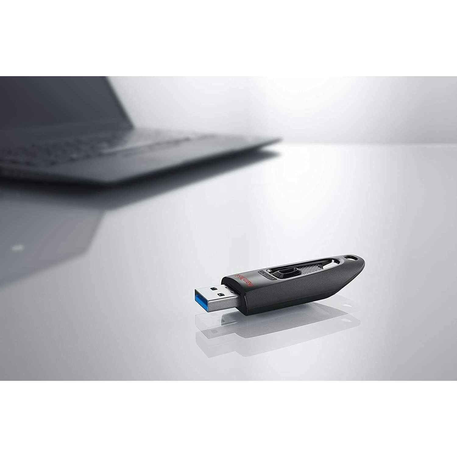 Buy SanDisk,SanDisk Ultra 128GB USB 3.0 Flash Drive – Up to 130MB/s Read Speed, Black - Gadcet UK | UK | London | Scotland | Wales| Near Me | Cheap | Pay In 3 | USB Flash Drives