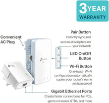Buy TP-Link,TP-Link AV1000 Gigabit Powerline ac Wi-Fi Kit - 1200 Mbps Wi-Fi speed - Gadcet.com | UK | London | Scotland | Wales| Ireland | Near Me | Cheap | Pay In 3 | Network Cards & Adapters