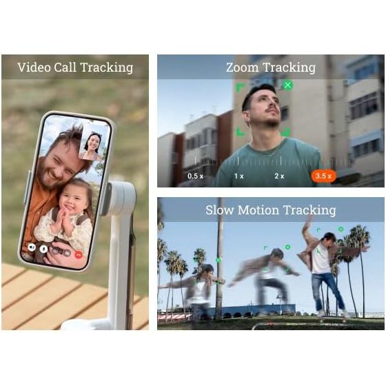 Buy Insta360,Insta360 Flow - AI-Powered Smartphone Stabilizer, Auto Tracking, 3-Axis Stabilization, Built-In Selfie Stick & Tripod, Portable & Foldable, for YouTube & TikTok - Stone Gray - Gadcet UK | UK | London | Scotland | Wales| Near Me | Cheap | Pay In 3 | Camera Stabilizers & Supports