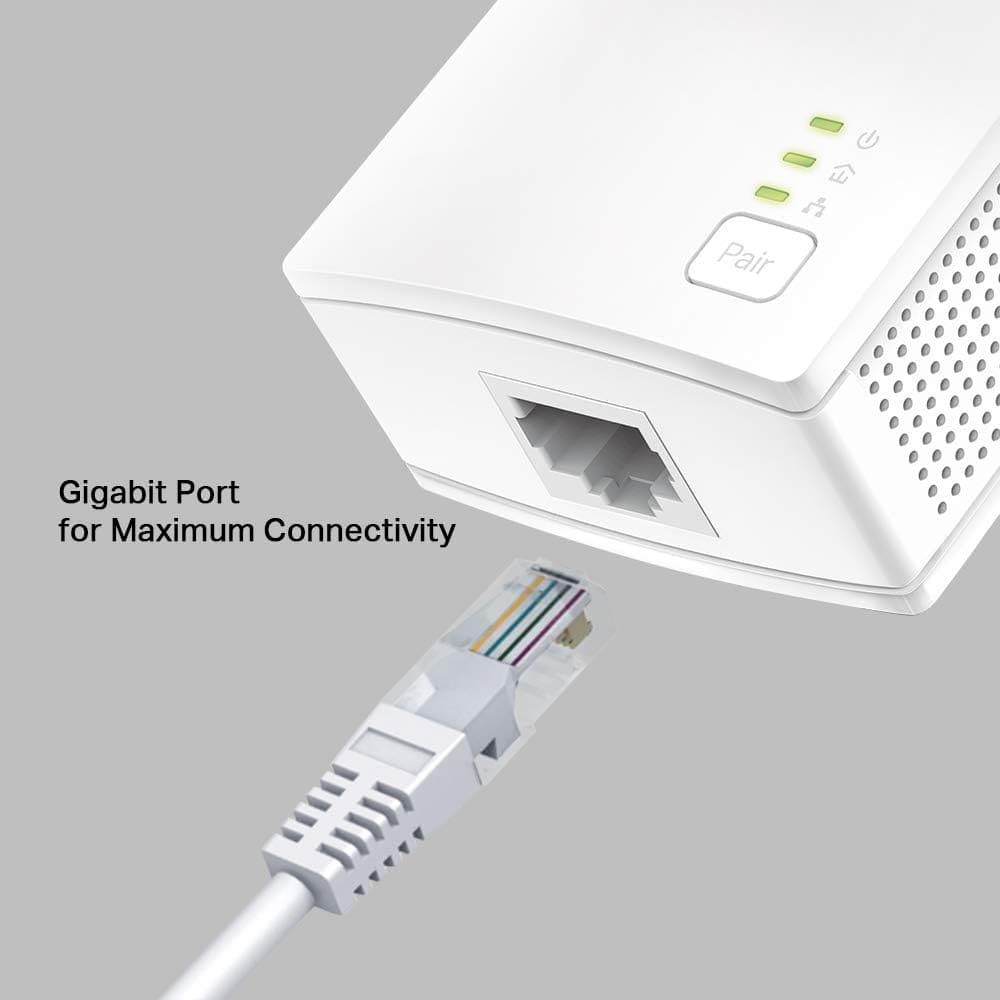 Buy TP-Link,TP-Link 1-Port Gigabit Powerline Starter Kit, Data transfer speed Up To 1000 Mbps - Gadcet UK | UK | London | Scotland | Wales| Ireland | Near Me | Cheap | Pay In 3 | Power Adapter & Charger Accessories