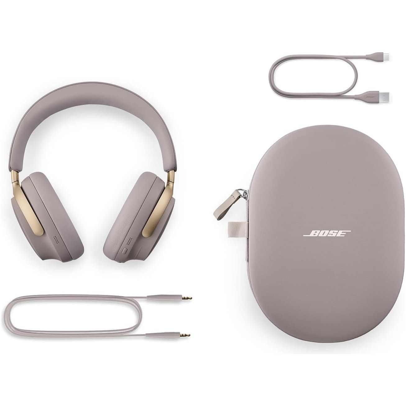 Buy Bose,Bose QuietComfort Ultra Wireless Noise Cancelling Headphones with Spatial Audio, Over-the-Ear Headphones with Mic, Up to 24 Hours of Battery Life, Sandstone - Limited Edition - Gadcet UK | UK | London | Scotland | Wales| Near Me | Cheap | Pay In 3 | Headphones & Earphones