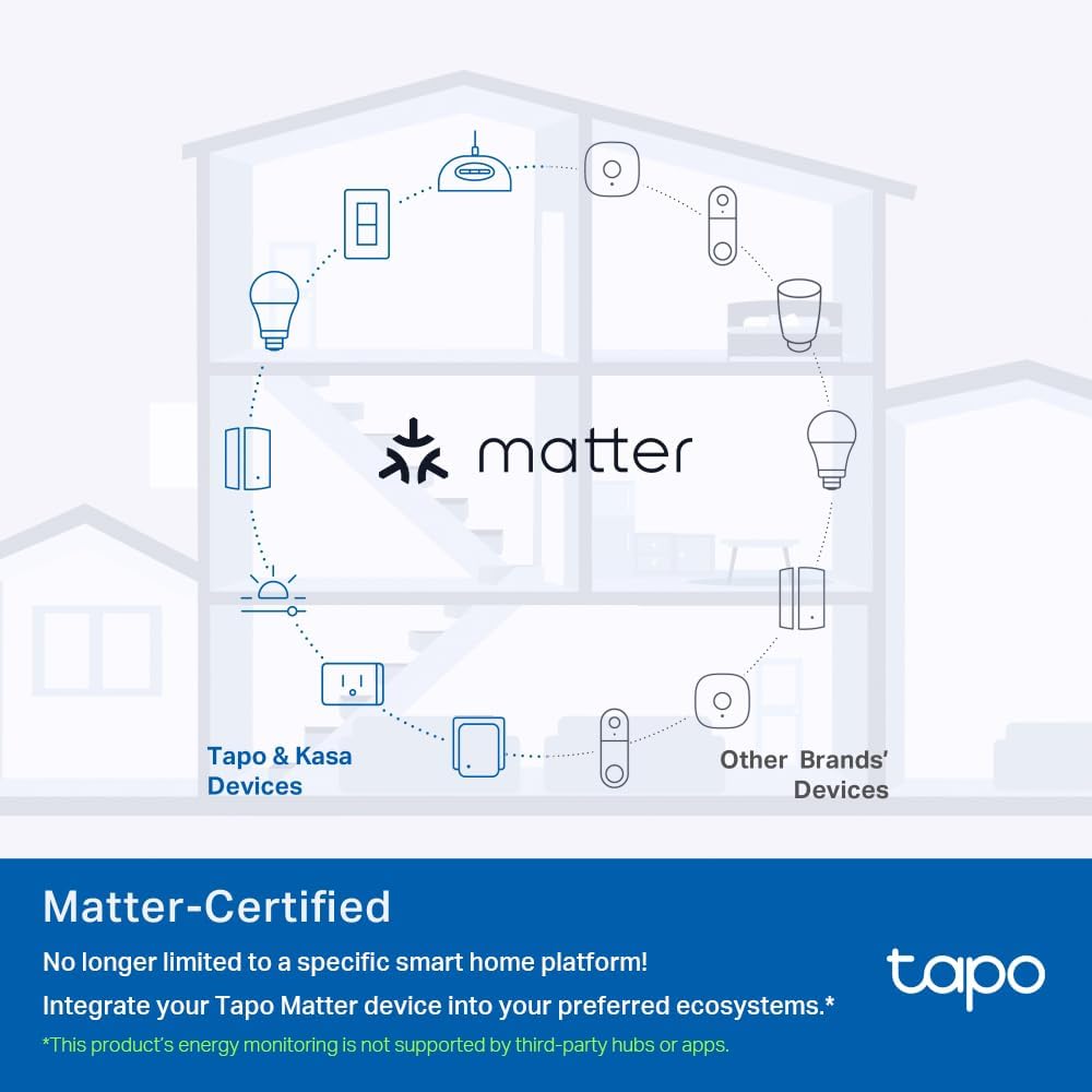 Buy Tapo,Tapo Mini Wi-Fi Smart Plug | Matter Certified, Energy Monitoring, Alexa, Google & Apple Home Compatible | Schedule & Timer, Voice Control (Tapo P110MA) - Gadcet UK | UK | London | Scotland | Wales| Near Me | Cheap | Pay In 3 | Electronics