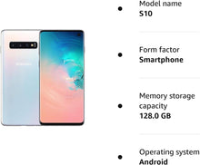 Buy Samsung,Samsung Galaxy S10 Plus 4G 128GB Storage Prism White - Unlocked - Gadcet.com | UK | London | Scotland | Wales| Ireland | Near Me | Cheap | Pay In 3 | Mobile Phones