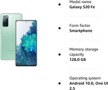 Buy Samsung,Samsung Galaxy S20 FE 5G - Dual Sim - 6GB+128GB - Cloud Mint - Unlocked - Gadcet.com | UK | London | Scotland | Wales| Ireland | Near Me | Cheap | Pay In 3 | Mobile Phones