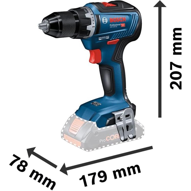 Buy Bosch,Bosch Professional GSR 18V-55 Cordless Drill Driver – 18V, 55Nm Max Torque, L-BOXX 136 (Batteries & Charger Not Included) - Gadcet UK | UK | London | Scotland | Wales| Near Me | Cheap | Pay In 3 | Handheld Power Drills