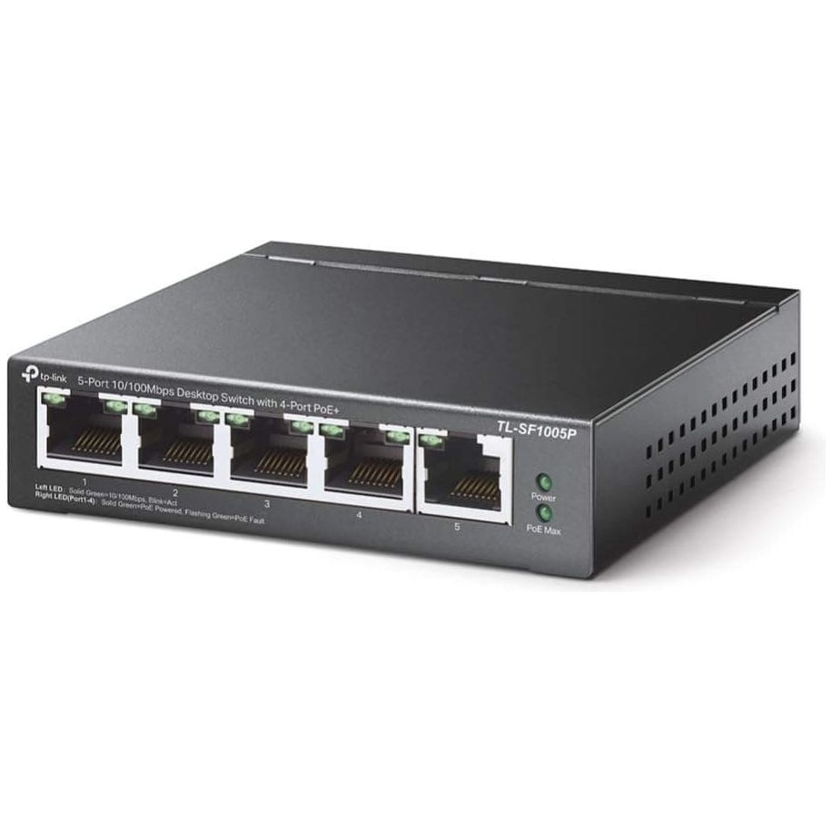 Buy TP-Link,TP-Link TL-SF1005P - 5-Port Desktop Switch 4 PoE - Gadcet UK | UK | London | Scotland | Wales| Ireland | Near Me | Cheap | Pay In 3 | Network Cards & Adapters