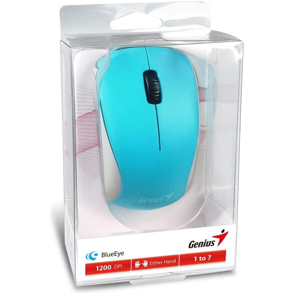 Buy Genius,Genius NX 7000 Wireless Mouse 1200 DPI; 2.4 GHz - Blue-Eye Sensor - Blue - Gadcet.com | UK | London | Scotland | Wales| Ireland | Near Me | Cheap | Pay In 3 | Mice & Trackballs