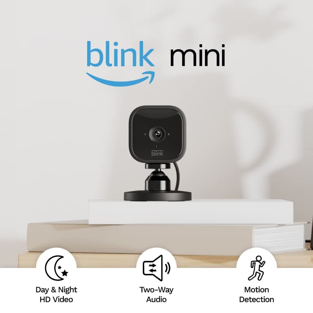 Buy Blink,Blink Mini | Indoor plug-in smart 1080p HD security camera - Gadcet.com | UK | London | Scotland | Wales| Ireland | Near Me | Cheap | Pay In 3 | Surveillance Cameras
