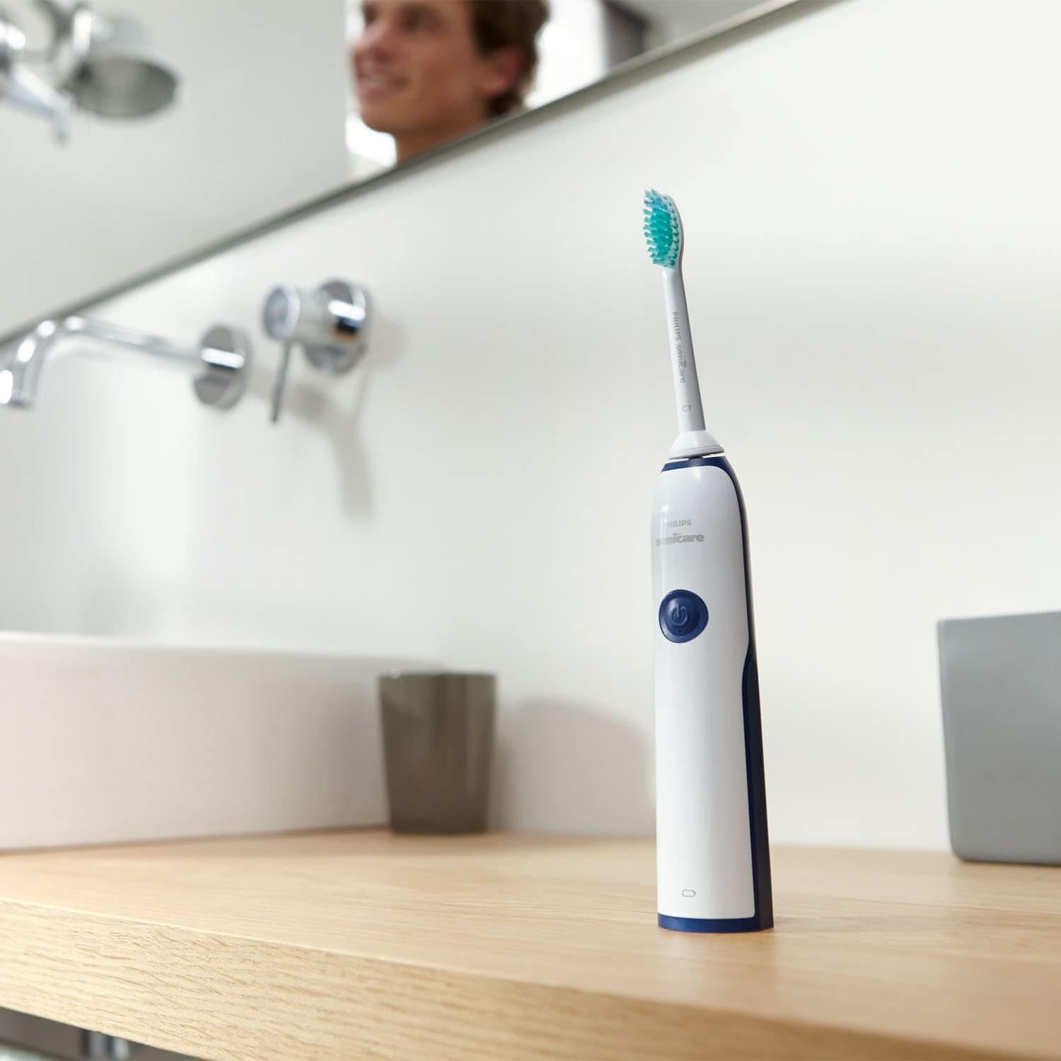 Buy Philips,Philips Sonicare DailyClean 2100 Rechargeable Electric Toothbrush, Dark Blue - Gadcet.com | UK | London | Scotland | Wales| Ireland | Near Me | Cheap | Pay In 3 | Health & Beauty