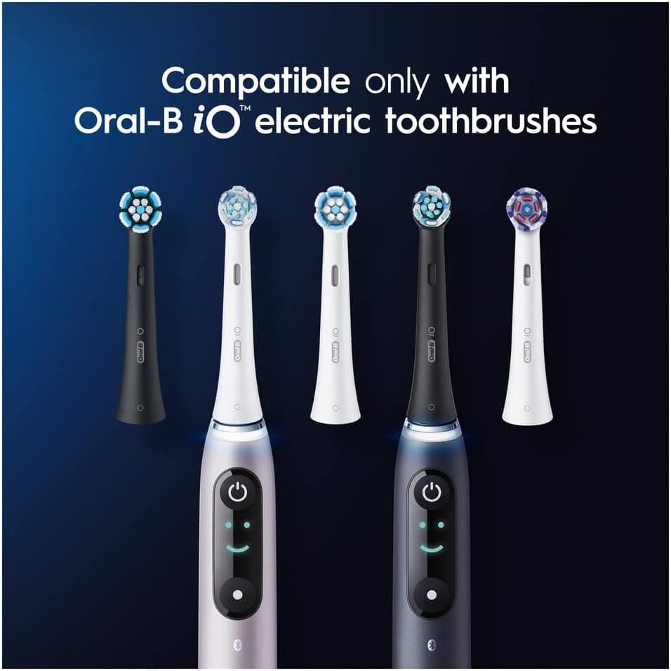 Buy Oral-B,Oral-B iO Ultimate Clean Electric Toothbrush Head, Twisted & Angled Bristles for Deeper Plaque Removal, Pack of 4 Toothbrush Heads, Suitable for Mailbox, White - Gadcet UK | UK | London | Scotland | Wales| Near Me | Cheap | Pay In 3 | Toothbrushes