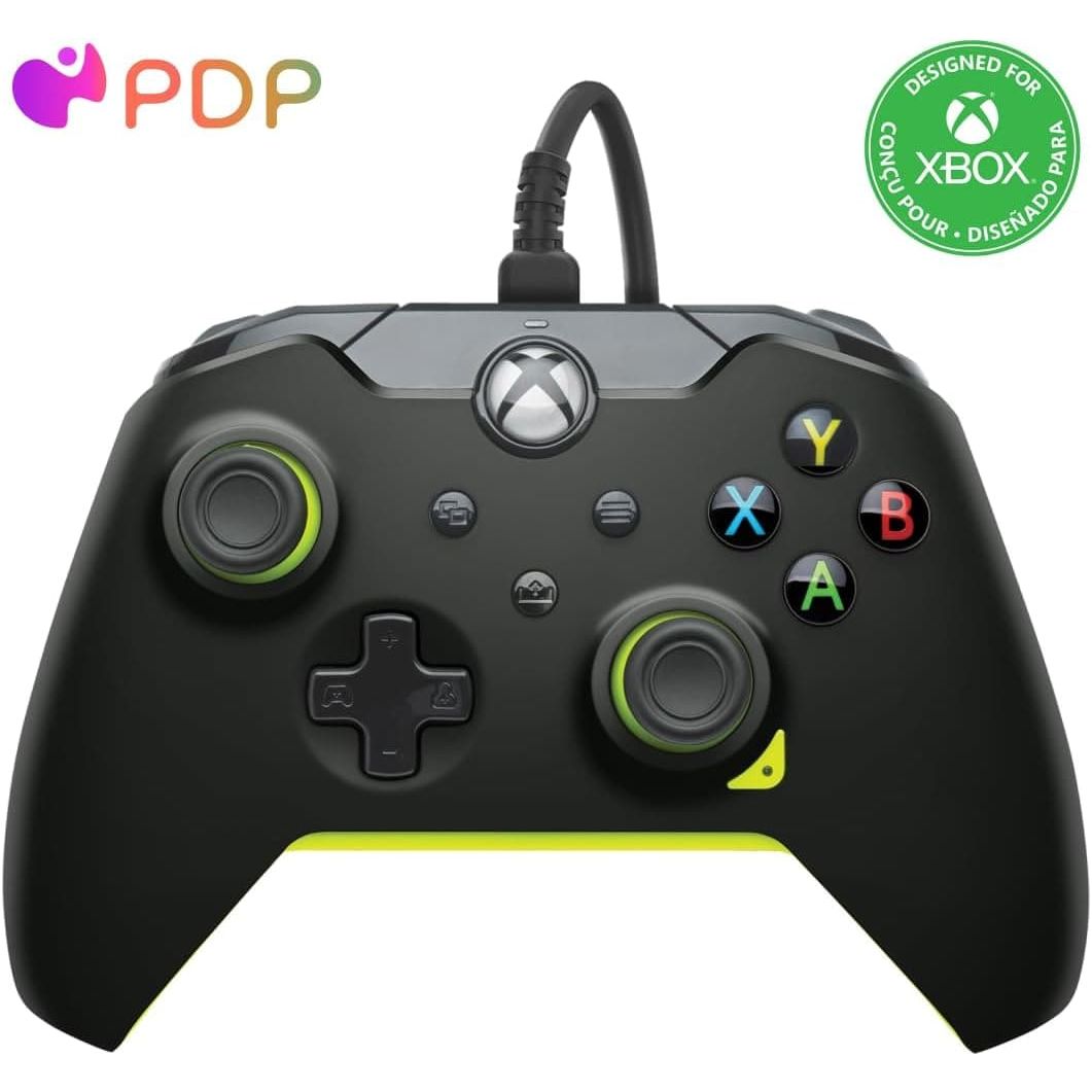Buy PDP,PDP Wired Controller Electric Black for Xbox Series X|S, Gamepad, Wired Video Game Controller, Gaming Controller, Xbox One, Officially Licensed - Xbox Series X - Gadcet UK | UK | London | Scotland | Wales| Ireland | Near Me | Cheap | Pay In 3 | Video Game Console Accessories