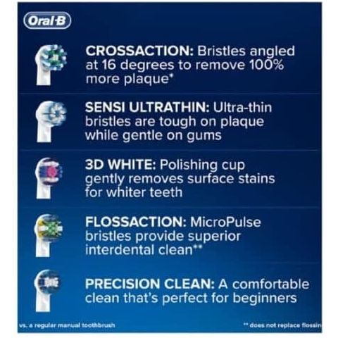 Buy Oral-B,Oral B Toothbrush Crossaction Pro 570 3D White - Gadcet UK | UK | London | Scotland | Wales| Ireland | Near Me | Cheap | Pay In 3 | Health & Beauty