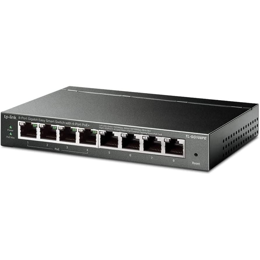 Buy TP-Link,TP-Link PoE Switch 8-Port Gigabit (TL-SG108PE) - Gadcet UK | UK | London | Scotland | Wales| Ireland | Near Me | Cheap | Pay In 3 | Network Cards & Adapters