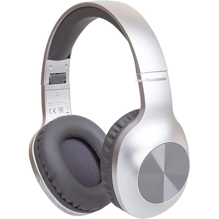 Buy Panasonic,Panasonic RB-HX220BDES Wireless Headphones, Over Ear Earphones With Ergonomic Fit, Extra Bass, Up to 23 Hours Playtime, Fast & Easy Connection and Folding Design, Silver - Gadcet UK | UK | London | Scotland | Wales| Near Me | Cheap | Pay In 3 | Headphones & Headsets