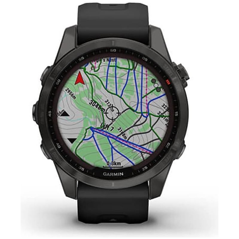 Buy Garmin,Garmin Fenix 7S Sapphire Solar - Carbon Grey DLC Titanium with Black Band - Gadcet UK | UK | London | Scotland | Wales| Near Me | Cheap | Pay In 3 | Smart Watches