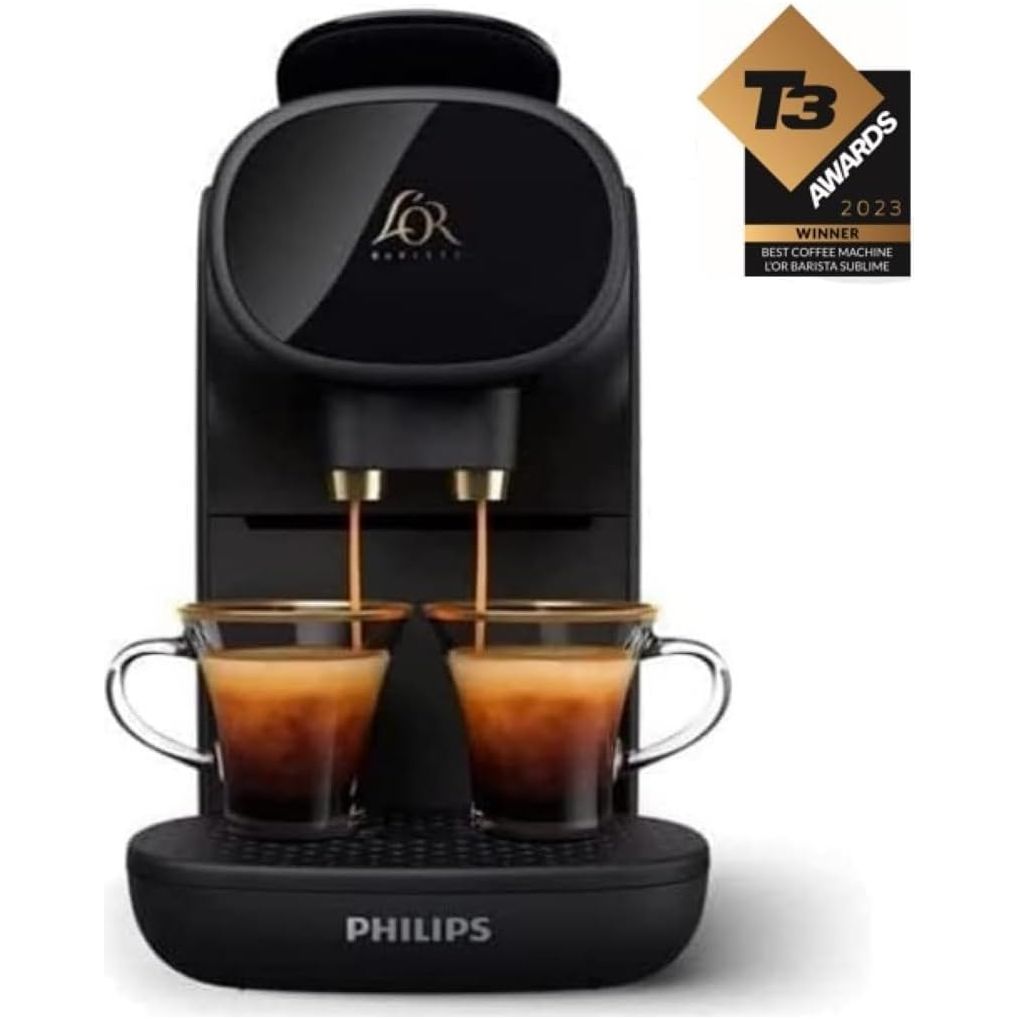 Buy Philips,Philips L'OR Barista Sublime Capsule Coffee Machine - Double Shot, 1 or 2 Cups, Full Coffee Menu, Black (LM9012/60) - Gadcet UK | UK | London | Scotland | Wales| Near Me | Cheap | Pay In 3 | Coffee Makers & Espresso Machines