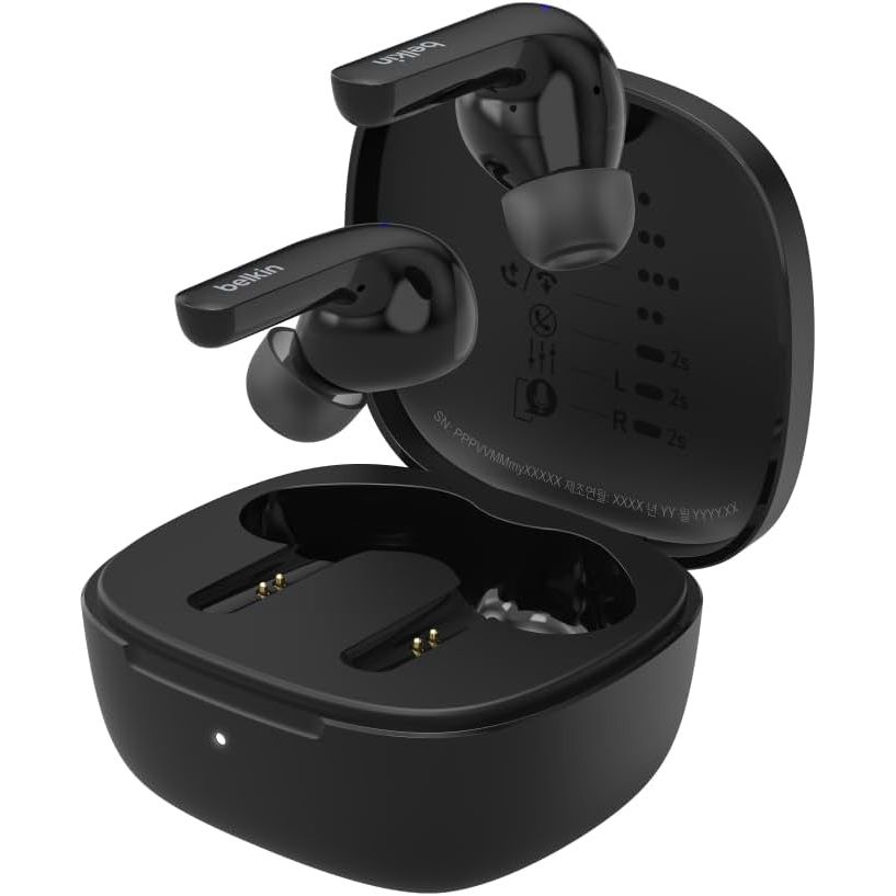Buy Samsung,Belkin SoundForm Motion True Wireless Earbuds – Wireless Charging Case, Dual Mic, IPX5 Water Resistant, Bluetooth, Black - Gadcet UK | UK | London | Scotland | Wales| Near Me | Cheap | Pay In 3 | In-Ear Headphones