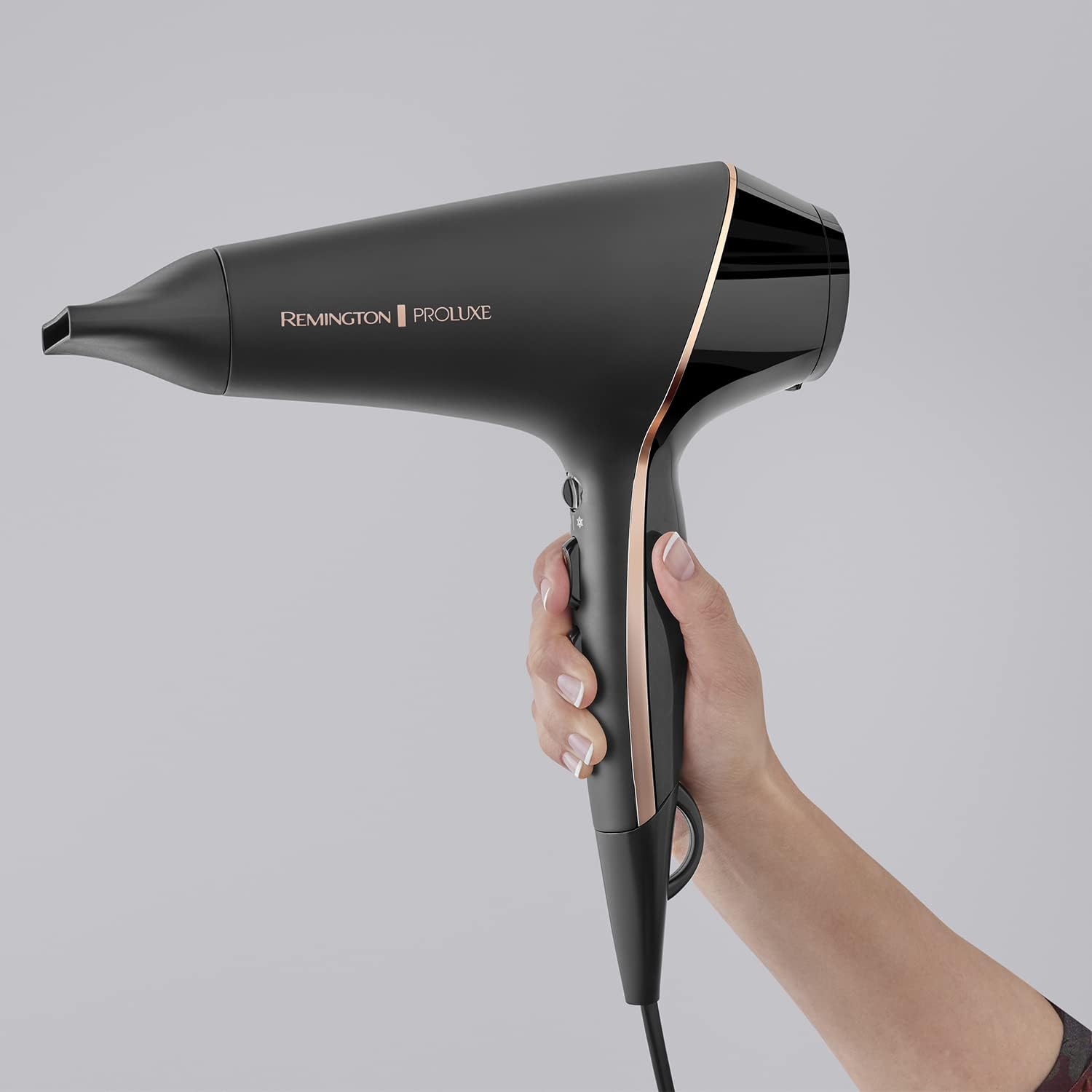 Buy Remington,Remington PROluxe Midnight AC9140B Hair Dryer | 2400W, OPTIheat Technology, Ionic Conditioning, Diffuser & 2 Concentrators, Black - Gadcet UK | UK | London | Scotland | Wales| Near Me | Cheap | Pay In 3 | Hair Clippers & Trimmers