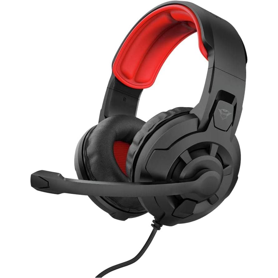 Buy Trust,Trust Ravius - Headset Wired Head-band + Mouse - Gaming Bundle - Black|Red - Gadcet UK | UK | London | Scotland | Wales| Ireland | Near Me | Cheap | Pay In 3 | Computer Accessories