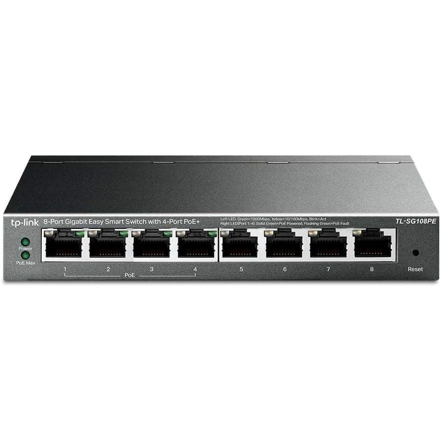Buy TP-Link,TP-Link PoE Switch 8-Port Gigabit (TL-SG108PE) - Gadcet UK | UK | London | Scotland | Wales| Ireland | Near Me | Cheap | Pay In 3 | Network Cards & Adapters