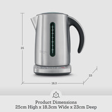 Sage The Smart Kettle – Quiet Cordless Electric Kettle, Fast Boil, Brushed Stainless Steel