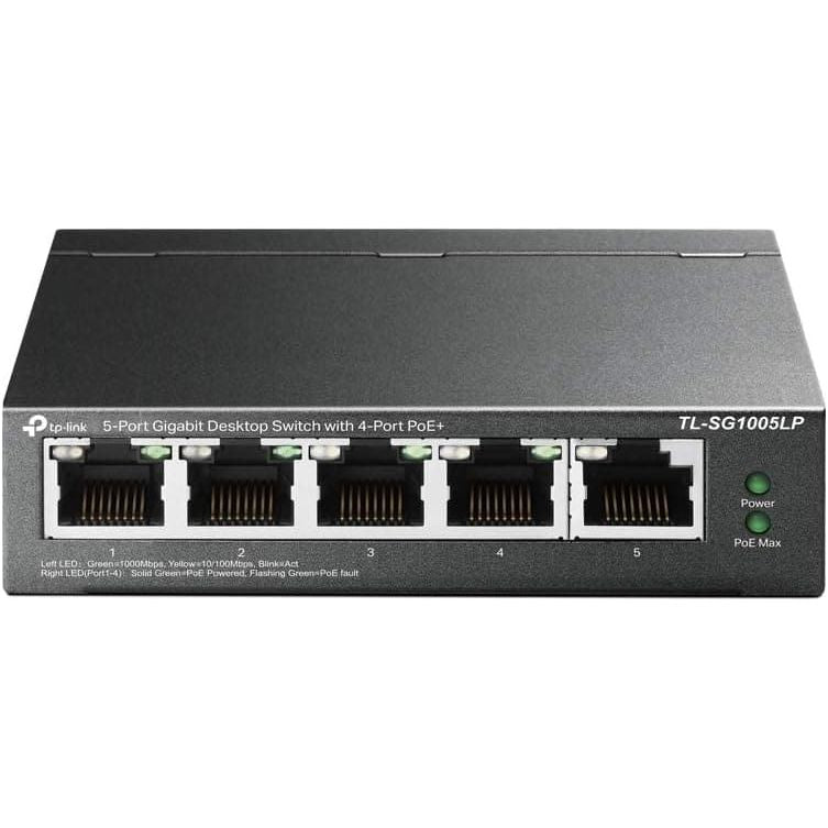 Buy TP-Link,TP-Link PoE Switch 5-Port Gigabit - TL-SG1005LP Switch - Gadcet UK | UK | London | Scotland | Wales| Ireland | Near Me | Cheap | Pay In 3 | Networking