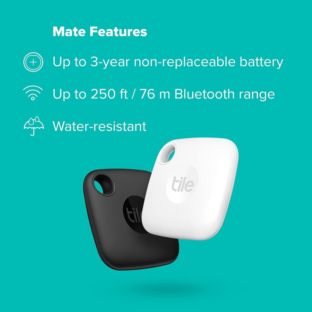 Buy Tile,Tile Mate (2022) Bluetooth Item Finder - 2 Pack - Gadcet.com | UK | London | Scotland | Wales| Ireland | Near Me | Cheap | Pay In 3 | GPS Tracking Devices