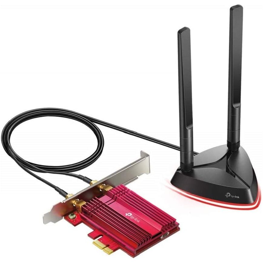 TP-Link,TP-LINK AX3000 Wi-Fi 6 Bluetooth 5.2 PCI Express Adapter with Two Antennas, Intel AX200, PCIe Network Interface Card for Desktop, Low-Profile Bracket Included ( Archer TX3000E) - Gadcet.com