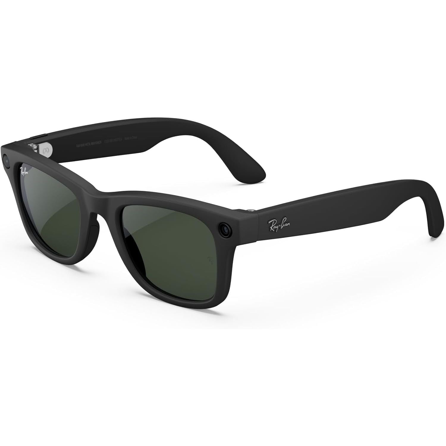 Buy Meta/Ray-Ban,Ray‑Ban Meta Wayfarer RW4008 – Large Matte Black & Graphite Green Smart Glasses - Gadcet UK | UK | London | Scotland | Wales| Near Me | Cheap | Pay In 3 | Smart Glasses