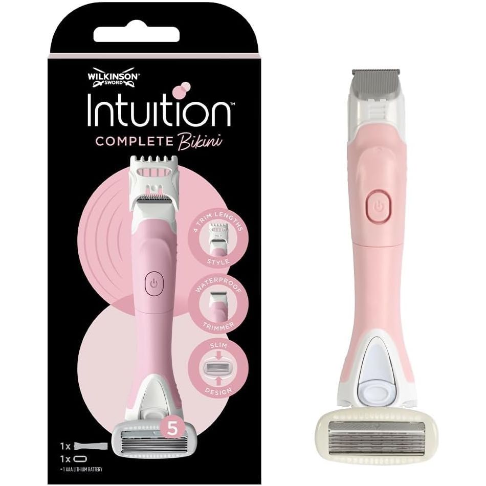 Buy Wilkinson,Wilkinson Sword Intuition Complete Bikini For Women - Trimmer and Razor with 5-Blade Razor - Gadcet UK | UK | London | Scotland | Wales| Near Me | Cheap | Pay In 3 | Razors & Razor Blades