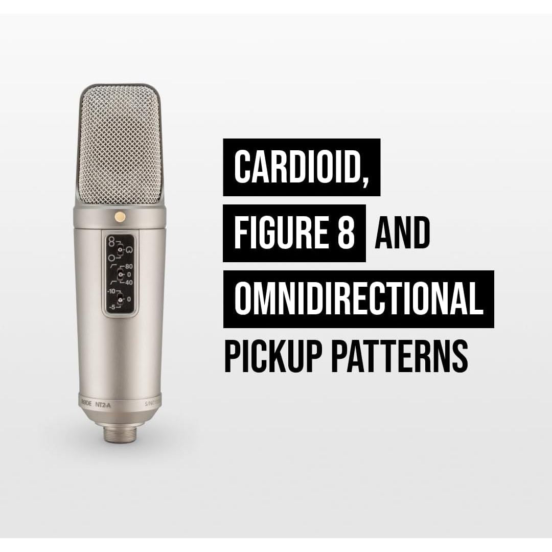 Buy RØDE,RØDE NT2-A Large-Diaphragm Condenser Microphone – Switchable Polar Patterns, Pad & High-Pass Filter - Gadcet UK | UK | London | Scotland | Wales| Near Me | Cheap | Pay In 3 | Microphones