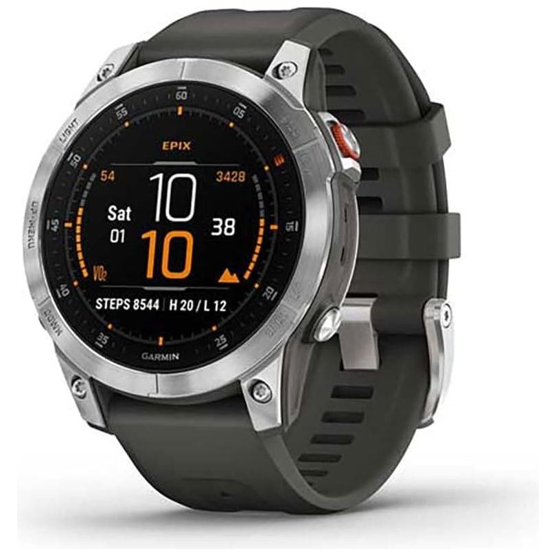 Buy Garmin,Garmin Epix 2 Silicone Strap Smart Watch - Slate - Gadcet UK | UK | London | Scotland | Wales| Near Me | Cheap | Pay In 3 | Watches