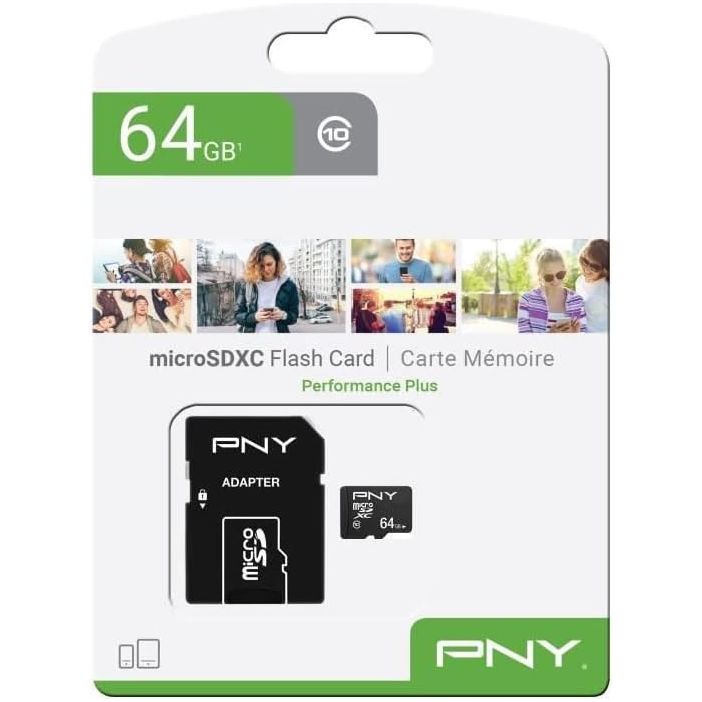 Buy PNY,PNY Performance Plus microSDXC card 64GB - Gadcet UK | UK | London | Scotland | Wales| Near Me | Cheap | Pay In 3 | Flash Memory Cards