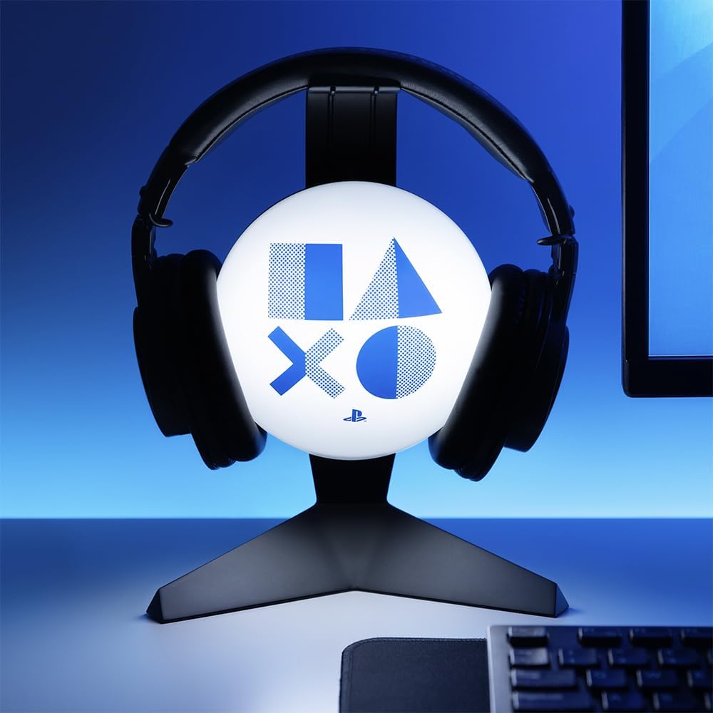 Buy PlayStation,PlayStation Headset Stand Light – Officially Licensed USB-Powered Headphone Holder for Gaming Setup – Gift for Gamers | Paladone - Gadcet UK | UK | London | Scotland | Wales| Near Me | Cheap | Pay In 3 | Lighting Accessories