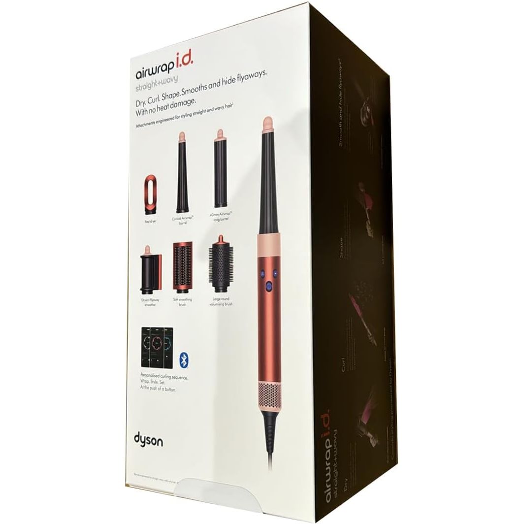 Buy Dyson,Dyson Airwrap i.d. Multi-Styler & Dryer (HS08) – Straight & Wavy Hair – Bluetooth Enabled – Strawberry Bronze/Blush Pink – For Perfect Curls - Gadcet UK | UK | London | Scotland | Wales| Near Me | Cheap | Pay In 3 | Hair Styling Tools