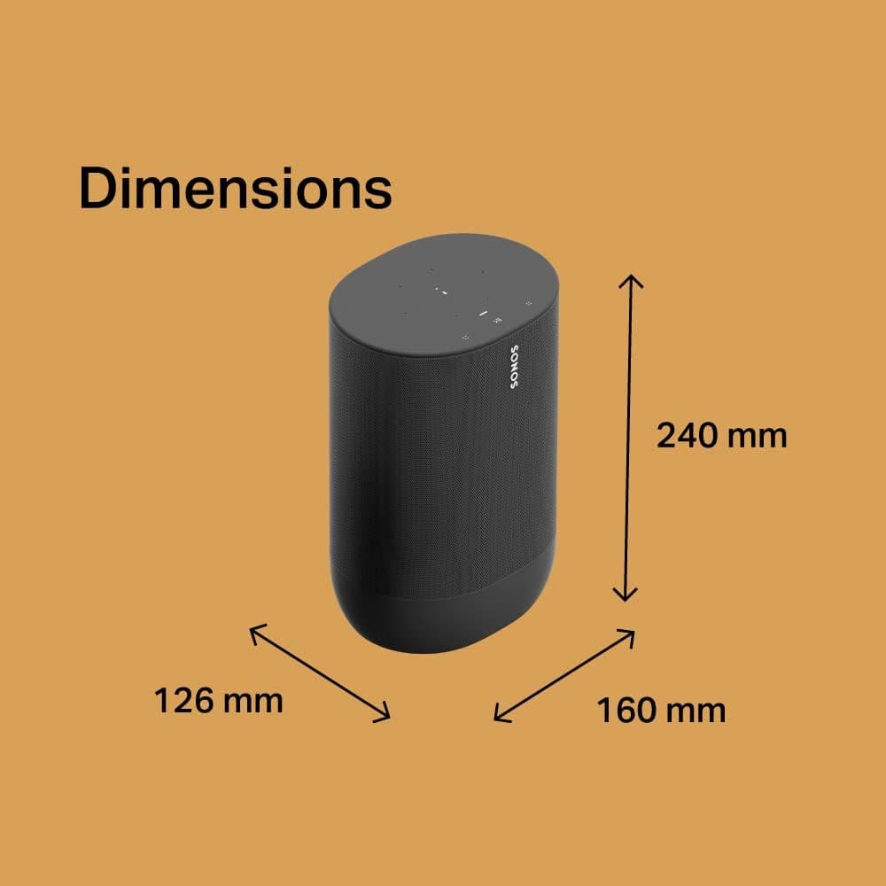 Buy Gadcet UK,Sonos Move Bluetooth Home Speaker - Black - Gadcet UK | UK | London | Scotland | Wales| Near Me | Cheap | Pay In 3 |