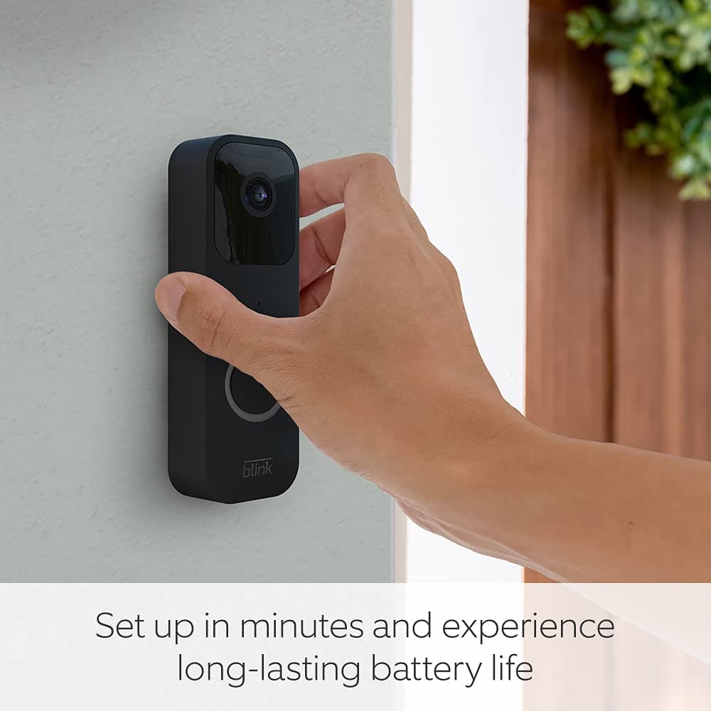 Buy Blink,Blink Video Doorbell | Two-way audio, HD video, motion and chime app alerts, easy setup, Alexa enabled, Blink Subscription Plan Free Trial — Wired or Wireless (White) - Gadcet UK | UK | London | Scotland | Wales| Ireland | Near Me | Cheap | Pay In 3 | Security Monitors & Recorders