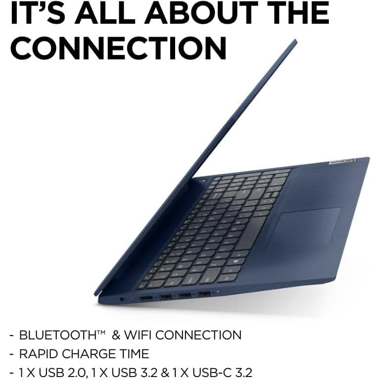 Buy Lenovo,Lenovo IdeaPad 3 - 15.6 Inch - 128GB SSD - 4GB RAM - Intel Core i3-1115G4 - Intel UHD Graphics - Windows 11 Home - Abyss Blue - Gadcet UK | UK | London | Scotland | Wales| Ireland | Near Me | Cheap | Pay In 3 | Laptops