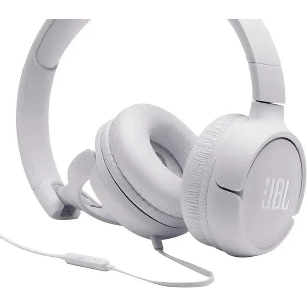 Buy JBL,JBL T500 Over-Ear Foldable Headphones - Pure Bass, Lightweight, Built-In Mic, White - Gadcet UK | UK | London | Scotland | Wales| Near Me | Cheap | Pay In 3 | Headphones & Headsets