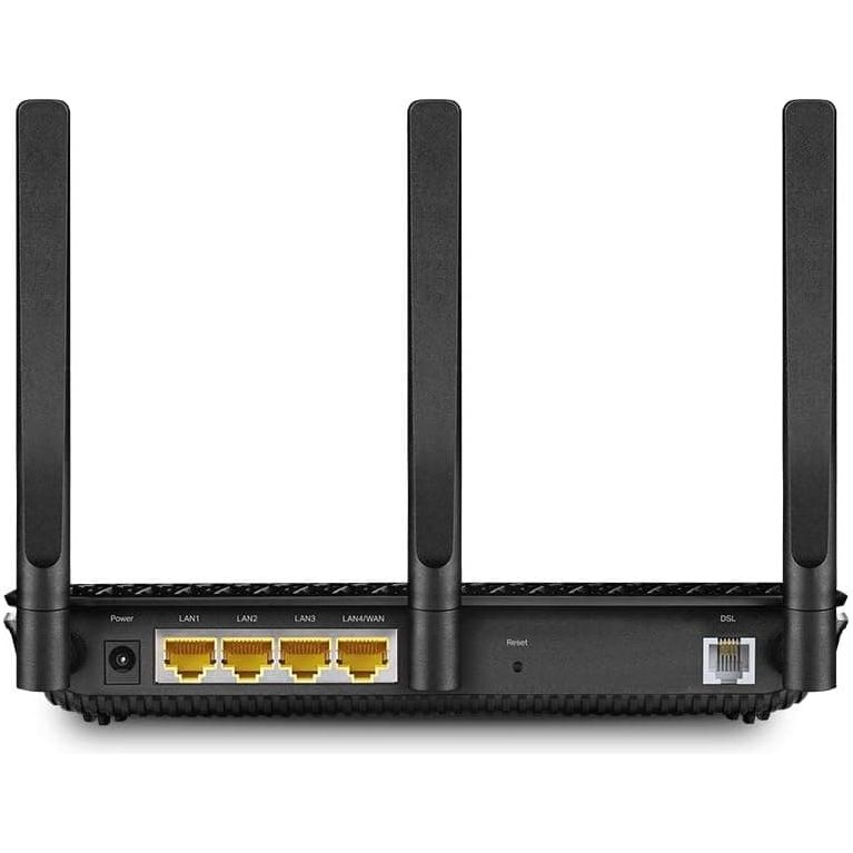 TP-Link AC2100 Wireless MU-MIMO VDSL/ADSL Modem Router, Dual-Band, Wi-Fi Speed Up To 2.1 Gbps, OneMeshTM, Versatile Connectivity, 4 x Gigabit Ports +1x 3.0 USB Port, Easy setup (Archer VR2100) - 2