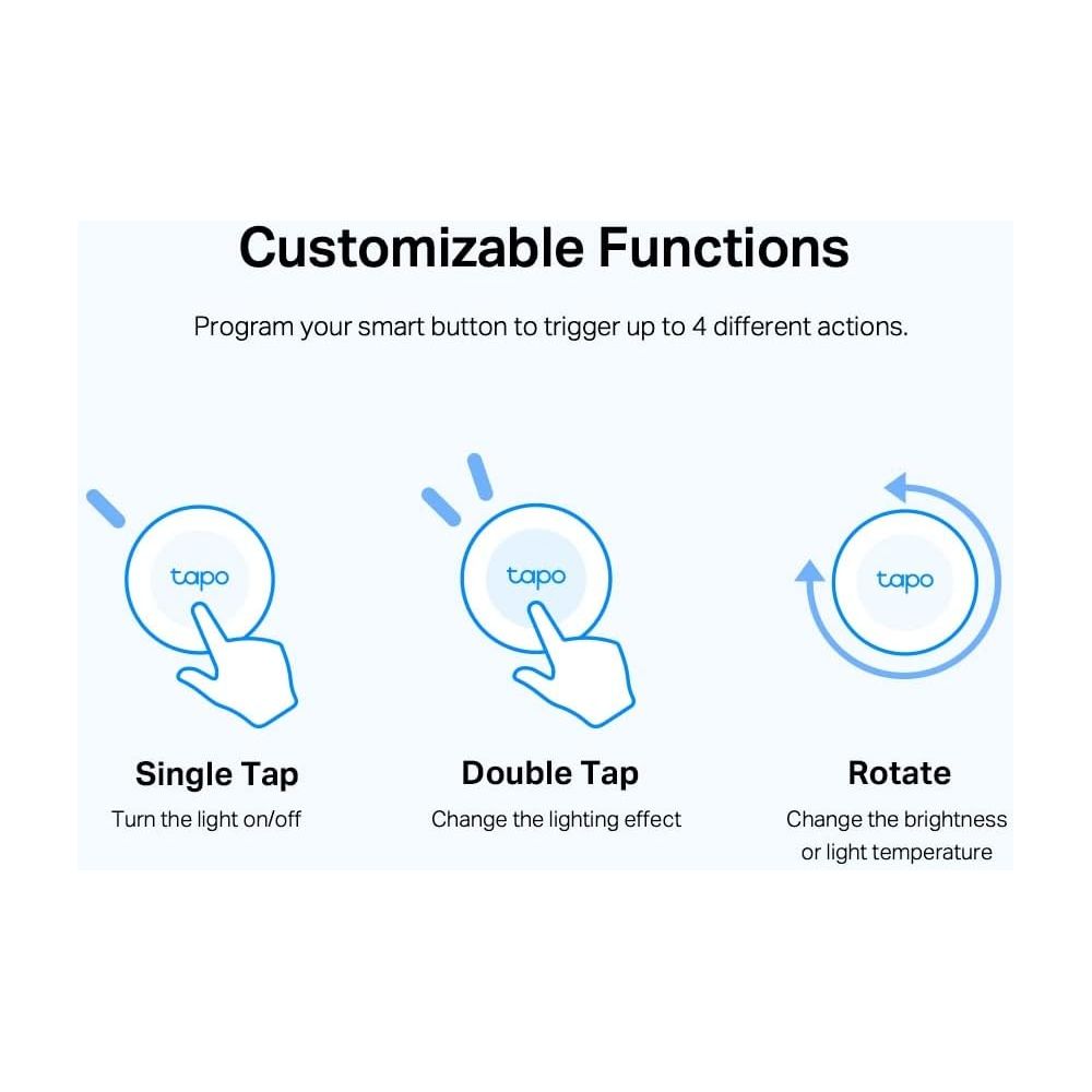 Buy Tapo,Tapo S200B Smart Button – Wireless Control for Tapo Smart Devices - Gadcet UK | UK | London | Scotland | Wales| Near Me | Cheap | Pay In 3 | Smart Home Appliances