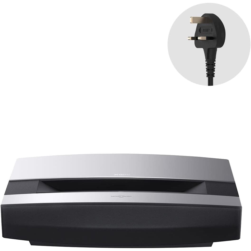 Buy XGIMI,XGIMI Aura 4K UHD Ultra Short Throw Projector for Home Theater I 1800 ISO Lumens HDR10 Integrated 60W Harman Kardon Speaker I Android TV 10.0 I Wireless Casting - Gadcet UK | UK | London | Scotland | Wales| Near Me | Cheap | Pay In 3 | Projectors