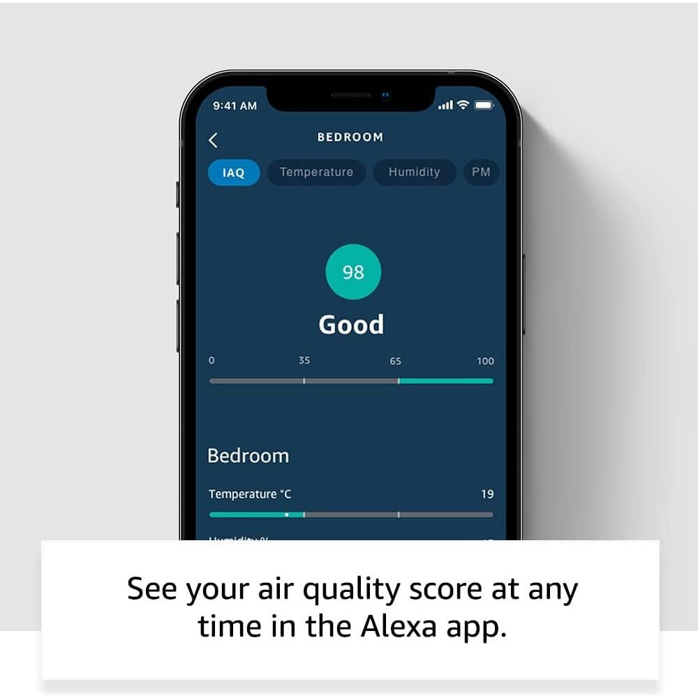 Buy Amazon,Amazon Smart Air Quality Monitor | Know your air, Works with Alexa - Gadcet UK | UK | London | Scotland | Wales| Near Me | Cheap | Pay In 3 |