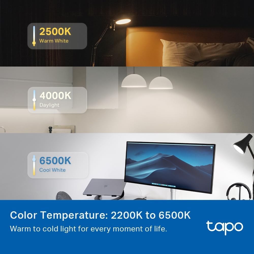 Buy Tapo,Tapo L535E Matter Smart Bulb E27 – 8.6W, 1055 lm, Dimmable & Tunable, Energy Monitoring, Works with Apple HomeKit, Alexa & Google - Gadcet UK | UK | London | Scotland | Wales| Near Me | Cheap | Pay In 3 | LED Light Bulbs