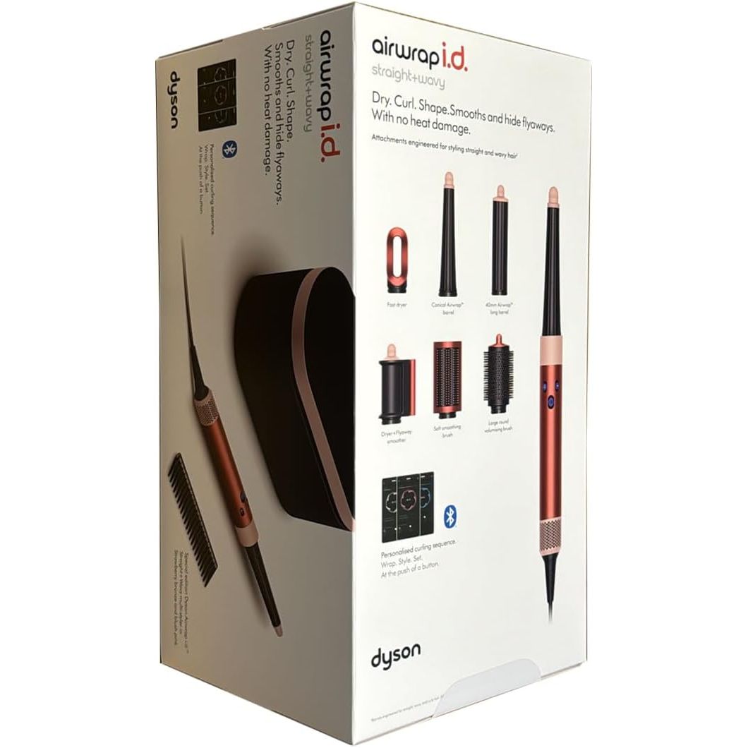 Buy Dyson,Dyson Airwrap i.d. Multi-Styler & Dryer (HS08) – Straight & Wavy Hair – Bluetooth Enabled – Strawberry Bronze/Blush Pink – For Perfect Curls - Gadcet UK | UK | London | Scotland | Wales| Near Me | Cheap | Pay In 3 | Hair Styling Tools